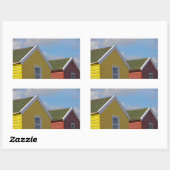 Beach Huts | Southwold, Engeland Rechthoekige Sticker (Vel)