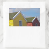 Beach Huts | Southwold, Engeland Rechthoekige Sticker (Tas)