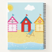 Beach Huts Spiral Notitieboek (Achterkant)