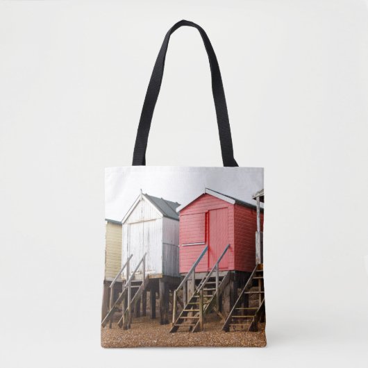 Beach Huts Tote Bag (Voorkant)