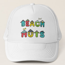 Beach Huts Trucker Pet
