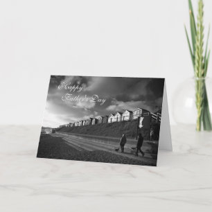 Beach Huts - Vaderdag fijne kunst - Gevist Kaart