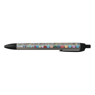 Beach Huts Zwarte Inkt Pen