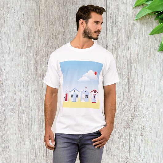 Beach Hutten Mannen T-shirt