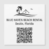 Beach huur Home STR QR Code Vacature (Voorkant)