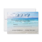 Beach Huwelijks RSVP Uitnodiging