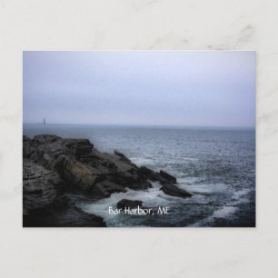 Beach in Acadia, Bar Harbour, ME Briefkaart