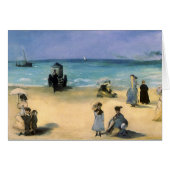 Beach in Boulogne, Edouard Manet,  kunst (Voorkant Horizontaal)