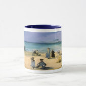 Beach in Boulogne, Edouard Manet,  kunst Mok (Midden)