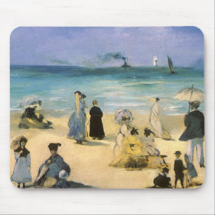 Beach in Boulogne, Edouard Manet,  kunst Muismat