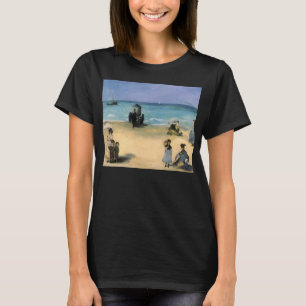 Beach in Boulogne, Edouard Manet,  kunst T-shirt