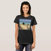 Beach in Boulogne, Edouard Manet,  kunst T-shirt (Voorkant volledig)
