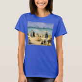 Beach in Boulogne, Edouard Manet,  kunst T-shirt (Voorkant)