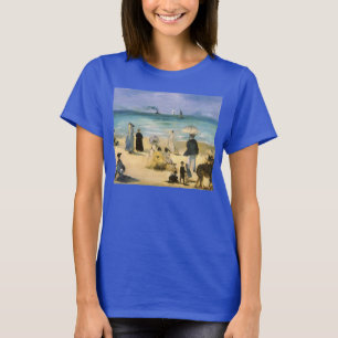 Beach in Boulogne, Edouard Manet,  kunst T-shirt