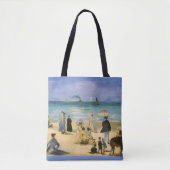 Beach in Boulogne, Edouard Manet,  kunst Tote Bag (Voorkant)