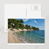Beach in Brela, Kroatië Briefkaart (Voorkant / Achterkant)