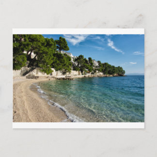 Beach in Brela, Kroatië Briefkaart