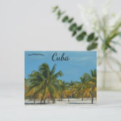 Beach in Cuba Briefkaart (Staand voorkant)