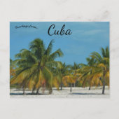 Beach in Cuba Briefkaart (Voorkant)