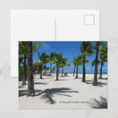 Beach in Le Morne, Mauritius Briefkaart (Voorkant / Achterkant)