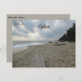 Beach in Libreville Gabon Briefkaart (Voorkant / Achterkant)