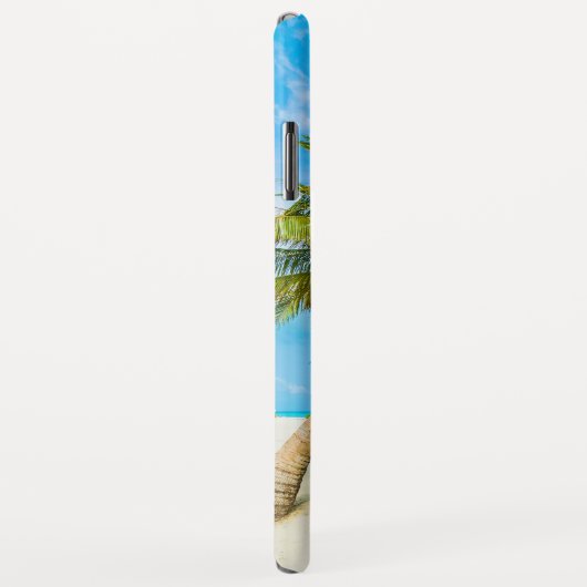 Beach in Maldiven, aangepaste naam telefoongevalle Case-Mate iPhone Case (Achterkant/rechts)