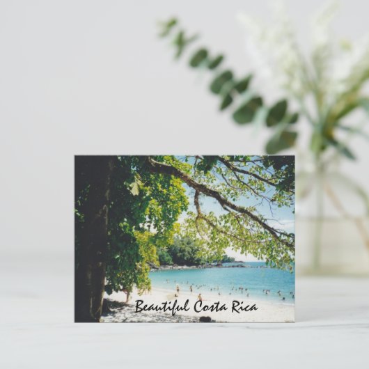 Beach in Manuel Antonio Briefkaart (Staand voorkant)