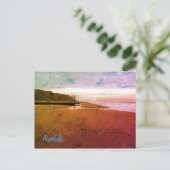 Beach in Mundesley, Norfolk by Alexandra Cook Post Briefkaart (Staand voorkant)