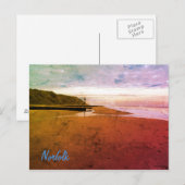 Beach in Mundesley, Norfolk by Alexandra Cook Post Briefkaart (Voorkant / Achterkant)