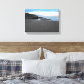 Beach in Mundesley, Norfolk door Alexandra Cook Canvas Afdruk (Insitu (Slaapkamer))