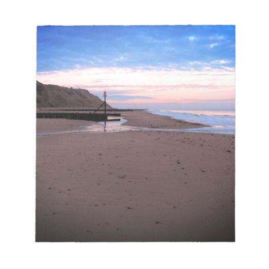 Beach in Mundesley, Norfolk Notitieblok (Voorkant)