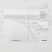 Beach in Nice, Frankrijk Briefkaart (Achterkant)