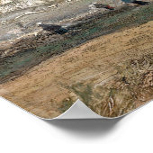 Beach in Scheveningen in Stormy Weather door Vince Poster (Hoek)