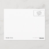 Beach in Seaside, Florida Briefkaart (Achterkant)