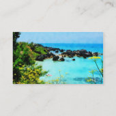 Beach in St. George Bermuda Visitekaartje (Achterkant)