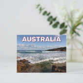 Beach In Tomaree National Park Briefkaart (Staand voorkant)