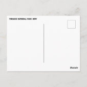 Beach In Tomaree National Park Briefkaart (Achterkant)