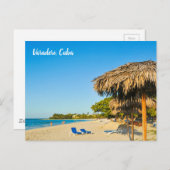 Beach in Vardero, Cuba Briefkaart (Voorkant / Achterkant)