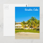 Beach in Vardero, Cuba Briefkaart (Voorkant / Achterkant)