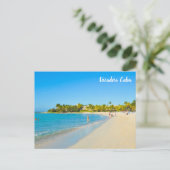 Beach in Vardero, Cuba Briefkaart (Staand voorkant)