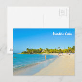 Beach in Vardero, Cuba Briefkaart (Voorkant / Achterkant)
