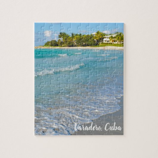 Beach in Vardero, Cuba Legpuzzel (Verticaal)