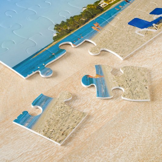 Beach in Vardero, Cuba Legpuzzel (Zijkant)