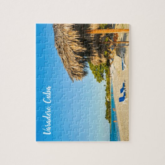 Beach in Vardero, Cuba Legpuzzel (Verticaal)