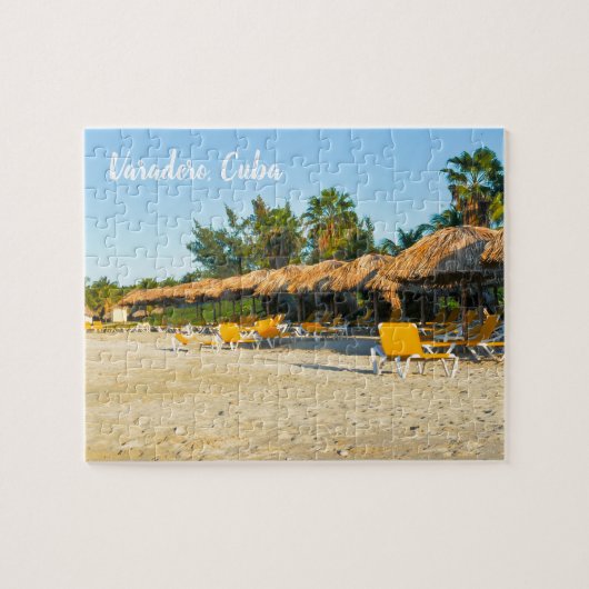 Beach in Vardero, Cuba Legpuzzel (Horizontaal)