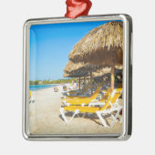 Beach in Vardero, Cuba Metalen Ornament (Links)