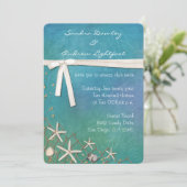 Beach Invitation Kaart (Staand voorkant)