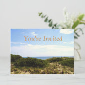 Beach Invitation Kaart (Staand voorkant)