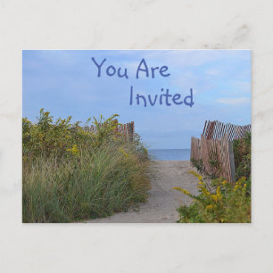 Beach Invitation Uitnodiging Briefkaart