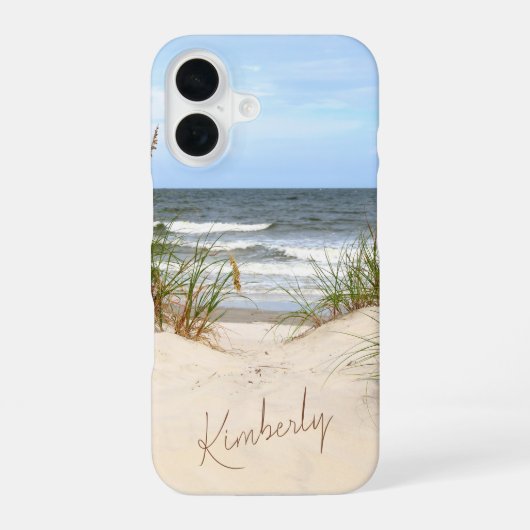 Beach iPhone 16 Hoesje (Achterkant)